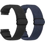 Khkui - tress bracelet montre en nylon pour 24mm 22mm 20mm 19mm 18mm bracelet homme et femme, boucle ...