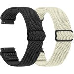 Khkui - tress bracelet montre en nylon pour 24mm 22mm 20mm 19mm 18mm bracelet homme et femme, boucle ...