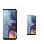Kit 2 films avant hydrogel phonecare pour motorola moto g17 - transparent