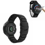 Kit bracelet acier stainless lux + outil + film protecteur d'�cran en verre - garmin forerunner 230 - ...