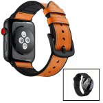 Kit bracelet en cuir de silicone de qualit suprieure + pelcula de hydrogel para apple watch series ...