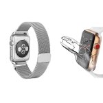 Kit bracelet a fermoir magnétique en boucle milanaise + coque anti - impact para apple watch series 11 ... Kit bracelet a fermoir magnétique en boucle milanaise + coque anti - impact para apple watch series 11 ...