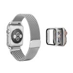 Kit bracelet a fermoir magnétique en boucle milanaise + coque anti - impact para apple watch series 11 ... Kit bracelet a fermoir magnétique en boucle milanaise + coque anti - impact para apple watch series 11 ...