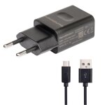 Kit chargeur noir pour asus nexus 7 9 10 / zenpad z300 z300m z300c / memo pad fhd 10 / fonepad 7 8 / ...