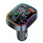 Kit de chargeur de voiture mp3, modulateur, transmetteur fm mains libres, bluetooth, compatible 5. 0 ...