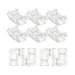 Kit de connecteur led cob 10pcs 2 broches 8mm pour lumières cob 8mm Kit de connecteur led cob 10pcs 2 broches 8mm pour lumières cob 8mm