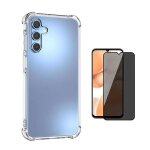Kit coque anti - choc superprotect + film verre anti - espion phonecare pour samsung galaxy a17 - transparent ...