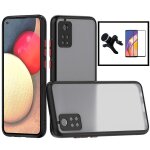 Kit coque antichoc camra protection + film de verre tremp 5d a couverture complte + support magntique ...