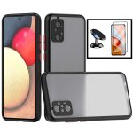 Kit coque antichoc camra protection + film de verre tremp 5d a couverture complte + support magntique ...
