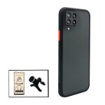Kit coque antichoc avec cam�ra protection + film de verre tremp� ceramicglass full cover + support magn�tique ...