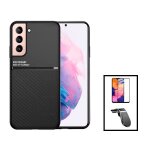 Kit coque magnetic lux + 5d full cover + support magn�tique l safe driving pour samsung galaxy s23 plus ...