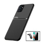 Kit coque magnetic lux + anti - spy 5d full cover + support magn�tique l safe driving pour samsung galaxy ...
