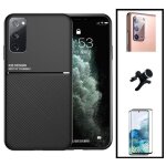 Kit coque magn�tique lux + film de verre tremp� 5d a couverture compl�te + support magn�tique renforc� ...