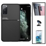 Kit coque magn�tique lux + film de verre tremp� 5d a couverture compl�te + support magn�tique pour samsung ...