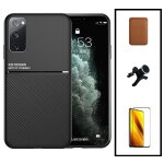 Kit coque magn�tique lux + portefeuille magn�tique marron + 5d full cover + support magn�tique renforc� ...