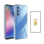 Kit coque superprotect anti - shock + film verre tremp� 5d full cover pour samsung galaxy a24 4g - transparent ...