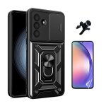 Kit de film hydrogel avant a coque compl�te + coque de fen�tre coulissante de d�fenseur militaire magn�tique ...