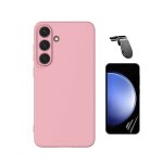 Kit de film hydrogel a coque compl�te avant + coque en silicone liquide + support magn�tique l phonecare ...