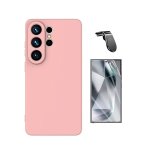 Kit de film hydrogel a coque compl�te avant + coque en silicone liquide + support magn�tique l phonecare ...
