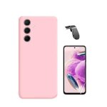 Kit film hydrogel + etui silicone liquide + support magn�tique l pour phonecare pour samsung galaxy a55 ...