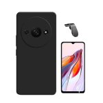 Kit film hydrogel + etui silicone liquide + support magn�tique l phonecare pour xiaomi redmi a3 - noir ...