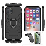 Kit film de verre tremp� 5d a couverture compl�te + coque 3x1 military defender + support magn�tique ...