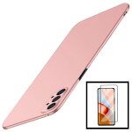 Kit film de verre tremp� 5d � couverture compl�te + coque mince et rigide pour xiaomi redmi note 10 5g ...