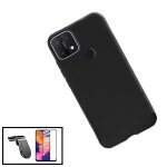 Kit film de verre tremp� 5d a couverture compl�te + coque en silicone liquide + support magn�tique de ...