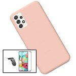 Kit film de verre tremp� 5d a couverture compl�te + coque en silicone liquide + support magn�tique de ...