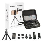 Kit d'objectifs apexel 22x105 4 - en - 1 : t�l�scope, macro, grand - angle, fisheye