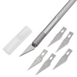Kit d'outils couteau a scalpel en métal a découper lames antidérapantes téléphone portable pcb bricolage ... Kit d'outils couteau a scalpel en métal a découper lames antidérapantes téléphone portable pcb bricolage ...