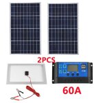 Kit de panneaux solaires 18v 300w, charge de batterie 12v, cellules solaires portables et flexibles, ...