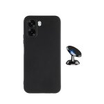 Kit support + coque silicone phonecare pour oppo a6x - noir