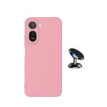 Kit support + coque silicone phonecare pour xiaomi redmi a7 pro 4g - rose