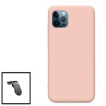 Kit support magn�tique l conduite en toute s�curit� + coque en silicone liquide iphone 12 mini - rose ...