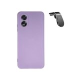 Kit support magn�tique l + etui de silicone liquide phonecare pour oppo a18 - violet