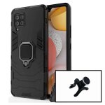 Kit support magn�tique renforc� pour voiture + coque military defender 3x1 anti - impact pour samsung ...