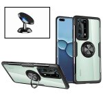 Kit support magn�tique de voiture + coque 3x1 clear armor pour huawei nova 7i