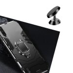 Kit support magntique de voiture + coque 3x1 military defender pour xiaomi mi 9 lite