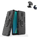 Kit support magntique de voiture + coque military defender 3x1 anti - impact pour oppo a5 2020 / a9 ...