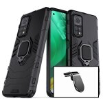 Kit support magntique l pour la voiture + coque military defender 3x1 anti - impact pour xiaomi mi 10t ...