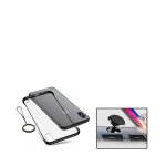 Kit support magn�tique de voiture + coque sans bordures pour iphone xs max