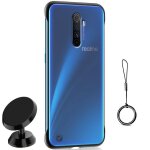 Kit support magntique de voiture + coque sans bordures pour realme x2 pro