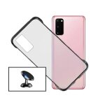 Kit support magn�tique de voiture + coque sans bordures pour samsung galaxy s20 +