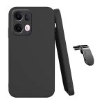 Kit de support magn�tique pour voiture l safe driving + coque en silicone liquide phonecare pour oppo ...