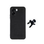 Kit support renforc� + silicone phonecare pour oppo a6x - noir