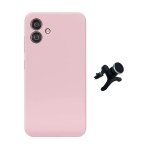 Kit support voiture magn�tique renforc� + coque silicone liquide phonecare pour samsung galaxy a07 - ...