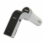 Kit transmetteur fm bluetooth pour voiture, lecteur mp3 mains libres, radio sans fil aux, chargeur de ...