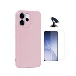 Kit verre tremp� clearglass + coque silicone liquide + support voiture magn�tique phonecare pour oppo ...