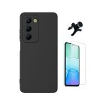 Kit verre tremp� clearglass + coque silicone liquide + support de voiture magn�tique phonecare pour xiaomi ...